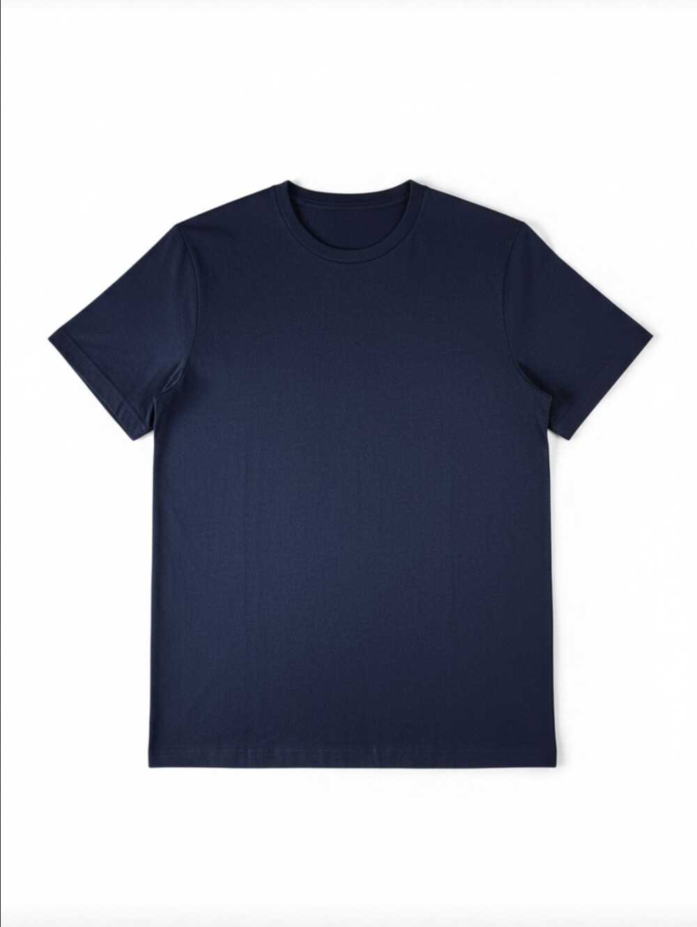 George Men's Medium Navy Blue Crew Neck Short Sleeve Basic T-Shirt Tee